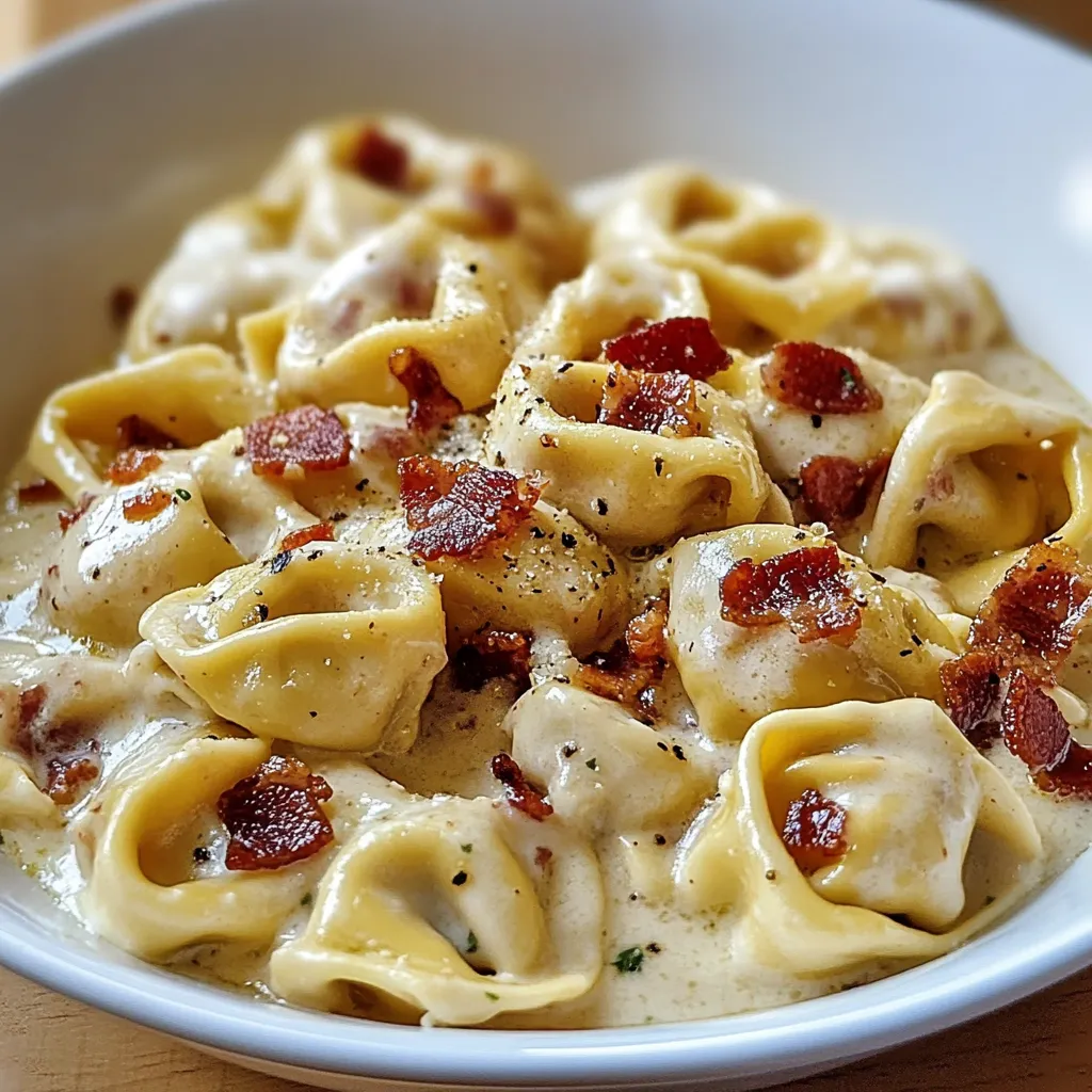 Master Cheesy Bacon Tortellini: Quick Italian Comfort Food at Home
