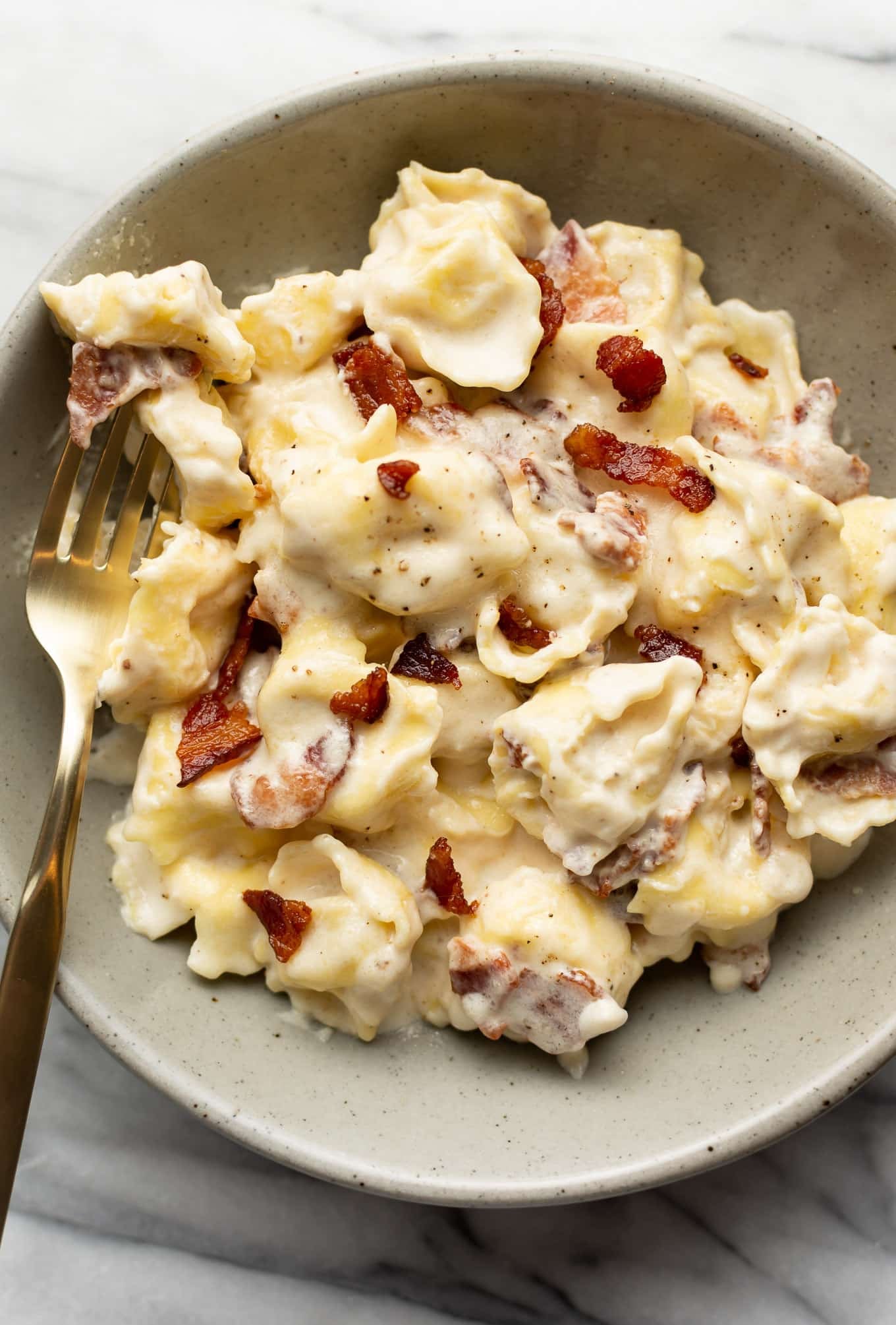 Ultimate Cheesy Bacon Tortellini: A Cheese Lover's Dream